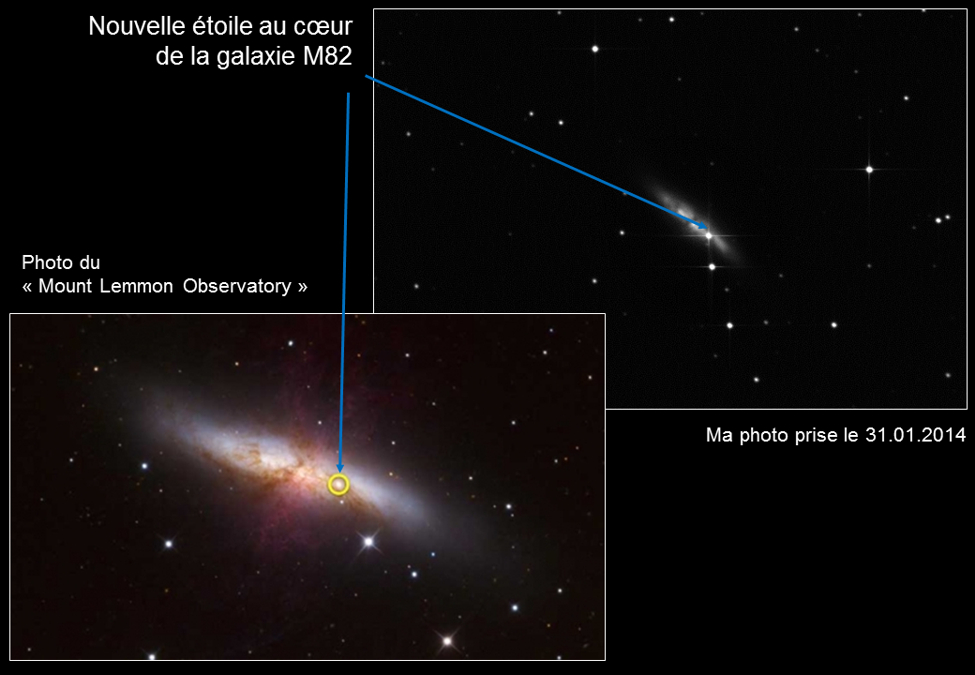 Nova dans la galaxie M82